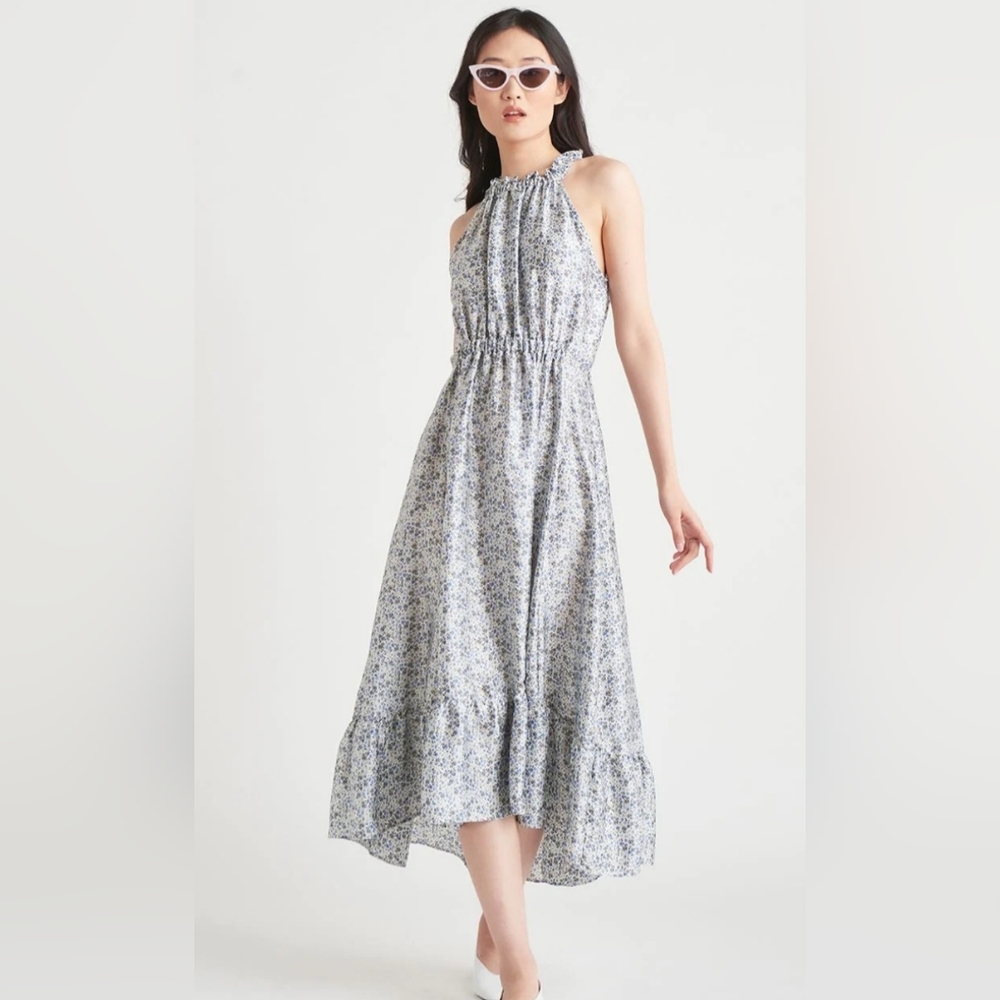 Dex Midi Halter Dress XS
